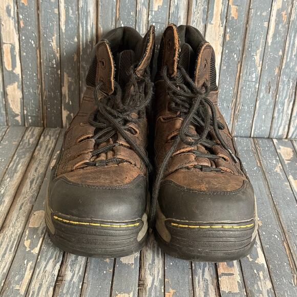 Dr Martens Industrial Steel Toe Boots Mens 12 Brown Slip Resistant Comfort main image 4